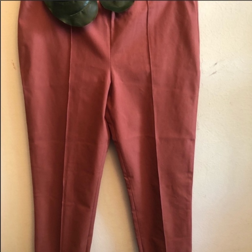 New Never Worn Theory Pants Size 12. Straight Leg Permanent Crea